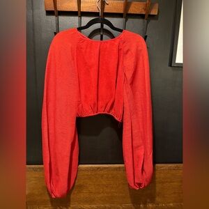 C/MEO Collective Vibrant Red Blouse